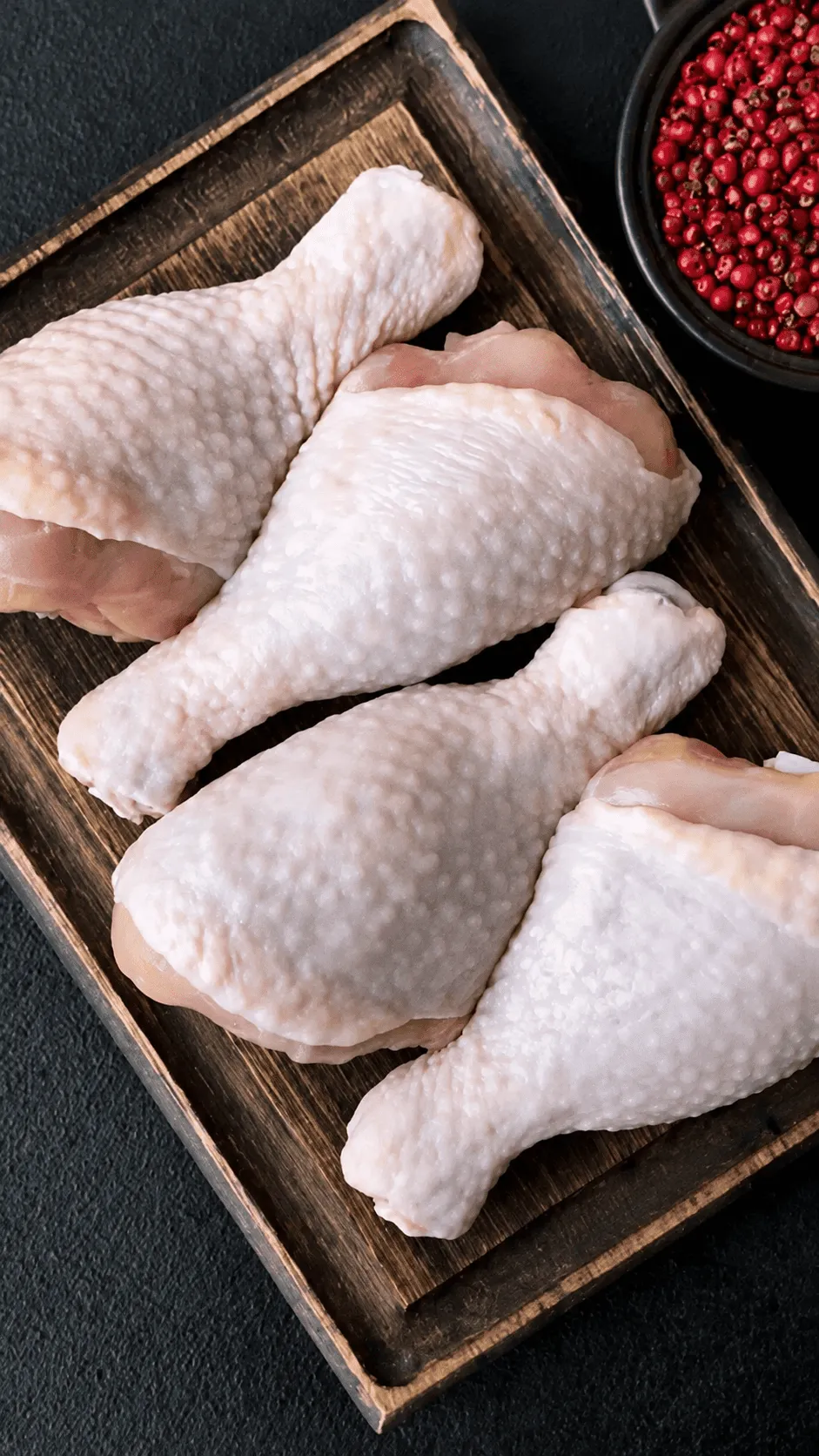 Frozen chicken and beef export standards